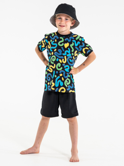 Loose t-shirt | NS-175 | Outlet Playful Lines