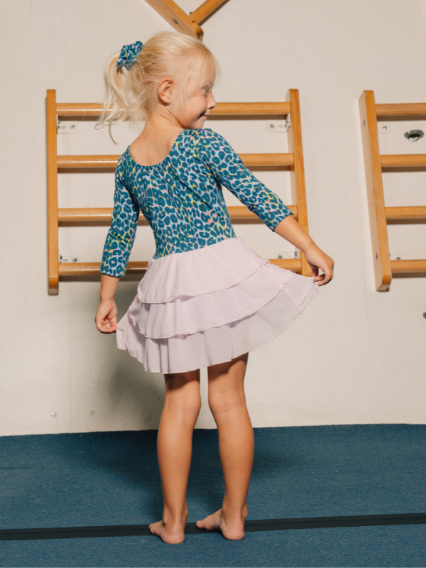 Gymnastic suit | NS-180 Blue Leo