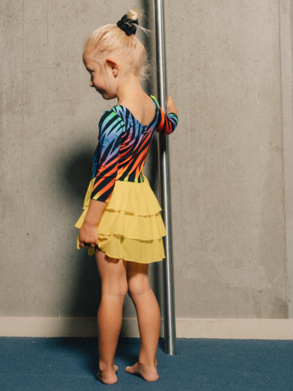 Gymnastic suit | NS-180 Rainbow tiger