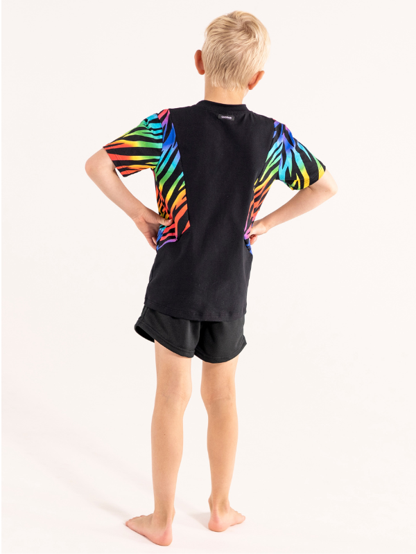 T-shirt loose fit | NS-182 Rainbow tiger
