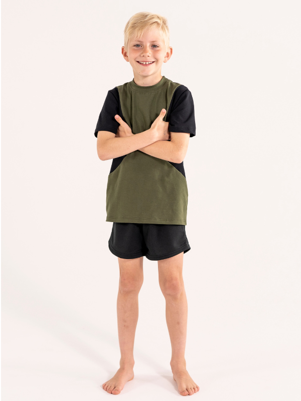 T-shirt loose fit | NS-182 Dark green