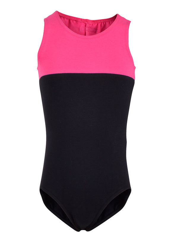 Leotard | NS-102S Black/Pink