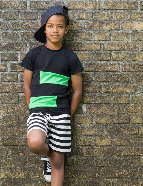 T-shirt | NS-136 UDG Black-Lime