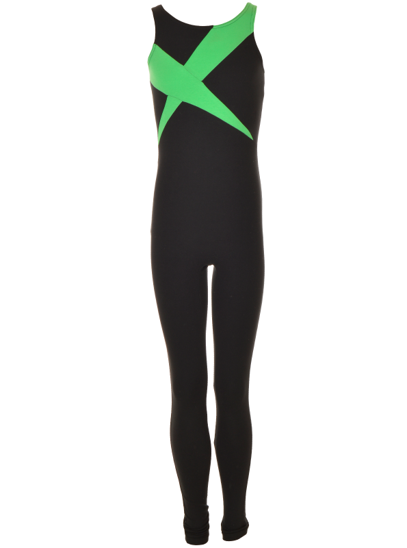 Unitard | NS-143 Black/Green