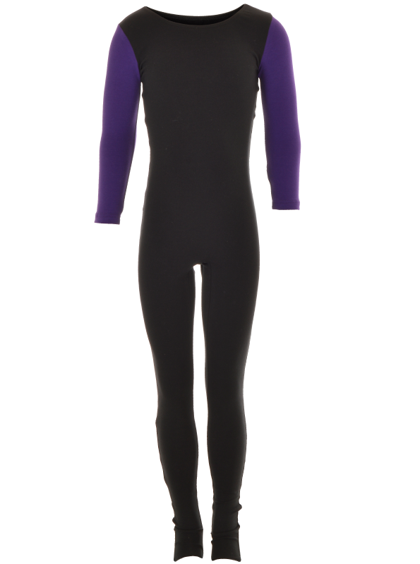 Unitard | NS-154 | Outlet Black-purple