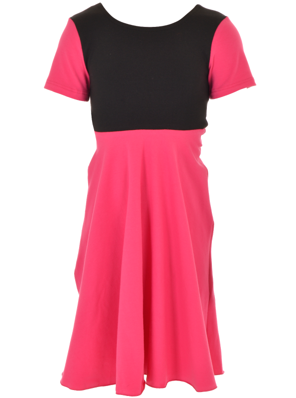 Dress | NS-155 | Outlet Pink-black