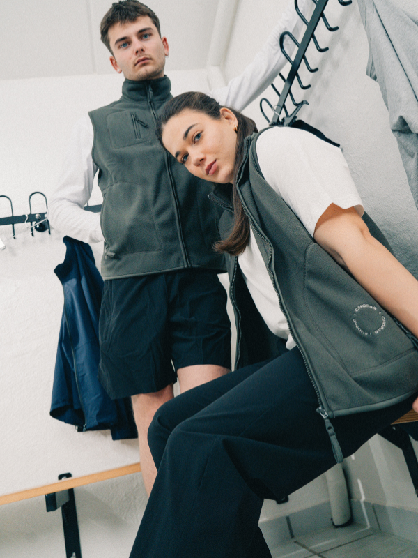 Fleece vest | Unisex Mørk grå