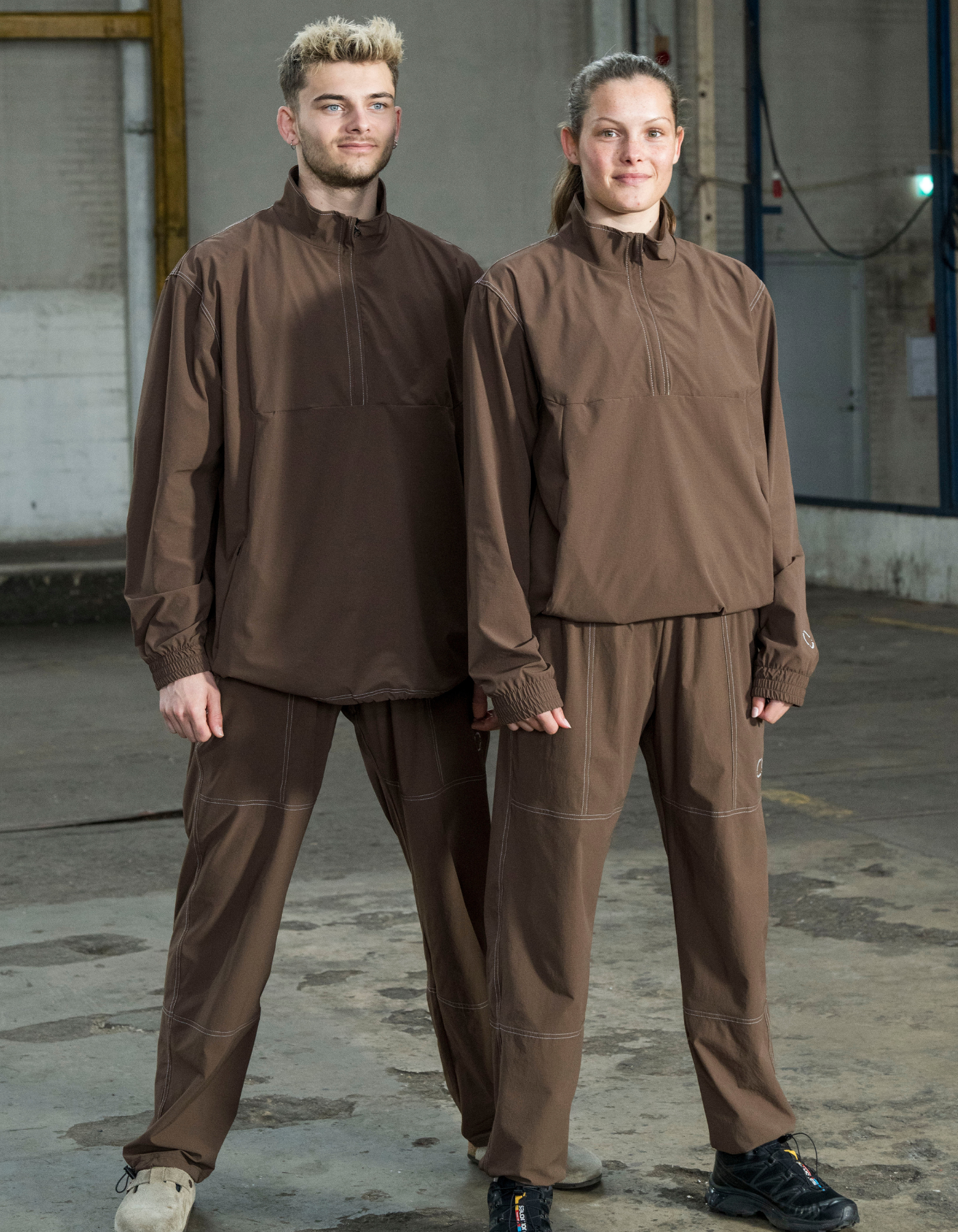 Tech anorak 02 | Unisex Brown