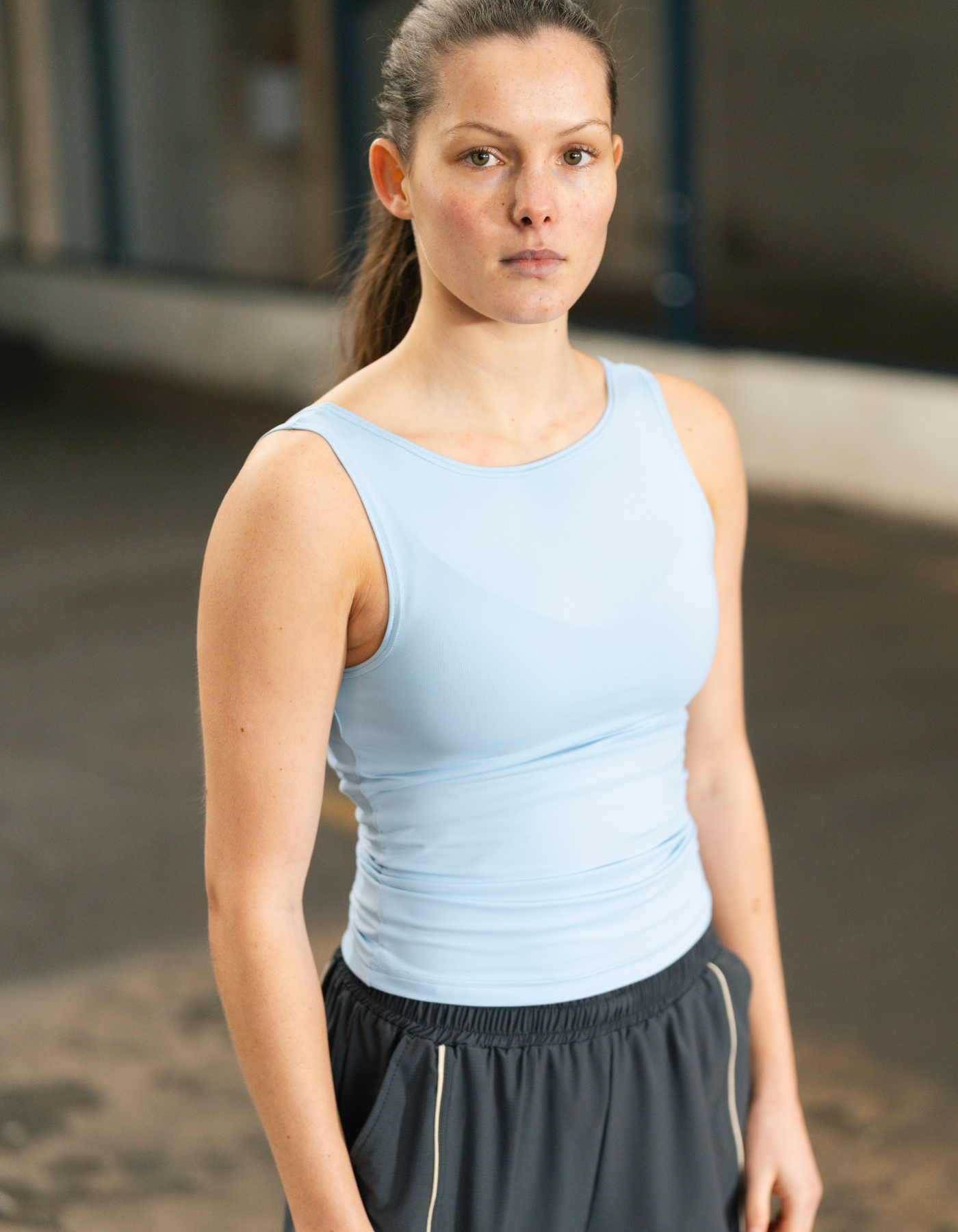 Active top 03 Light blue