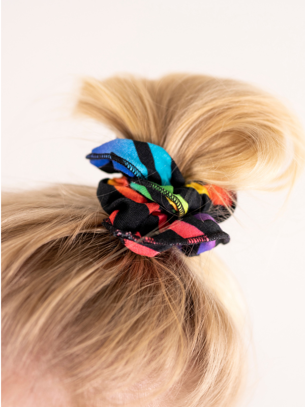 Scrunchie | NS-165 Rainbow tiger