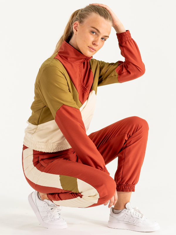 Half zip jacket | Women Red