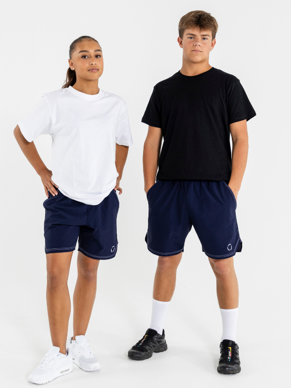 Tech 02 shorts | Unisex Navy blue