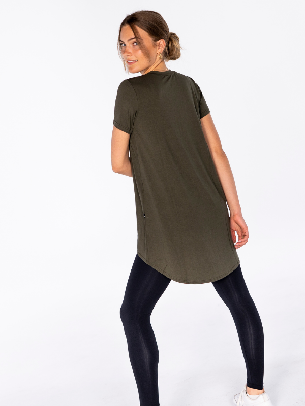 Aya Tee | Women Armygreen