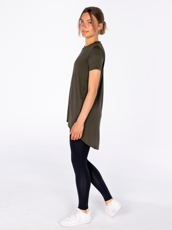 Aya Tee | Women Armygreen