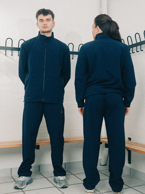 Tech 01 full zip | Unisex Navy blue