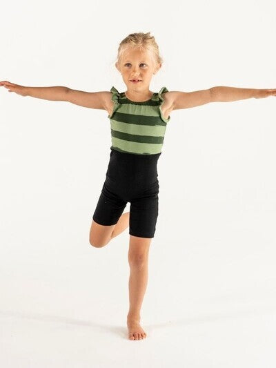 Catsuit | NS-152 Udg Green Stripes