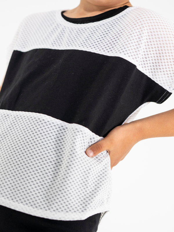 Tee | NS-163 Sort-Hvid