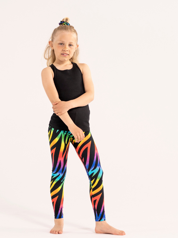 Leggings children | NS-179 Rainbow tiger