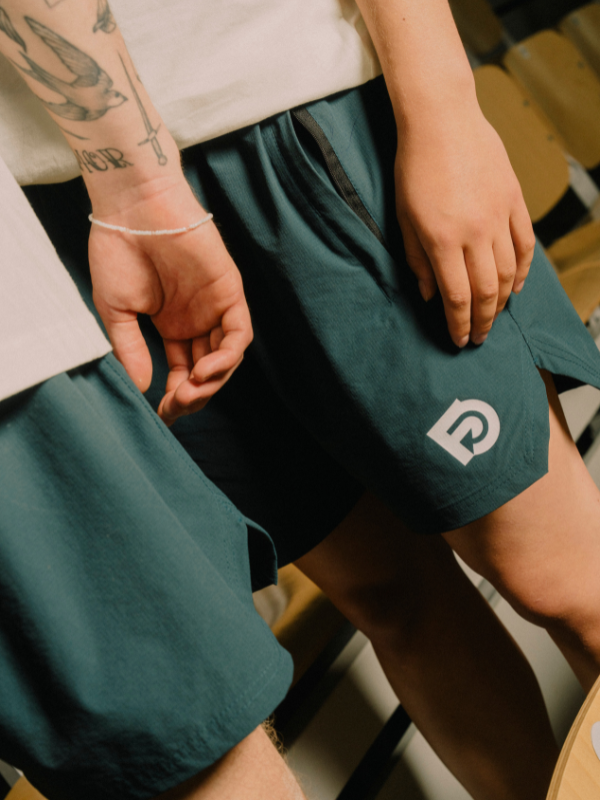 Faceoff shorts | Unisex  Petroleum blue